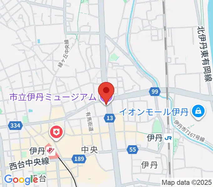 市立伊丹ミュージアムの地図