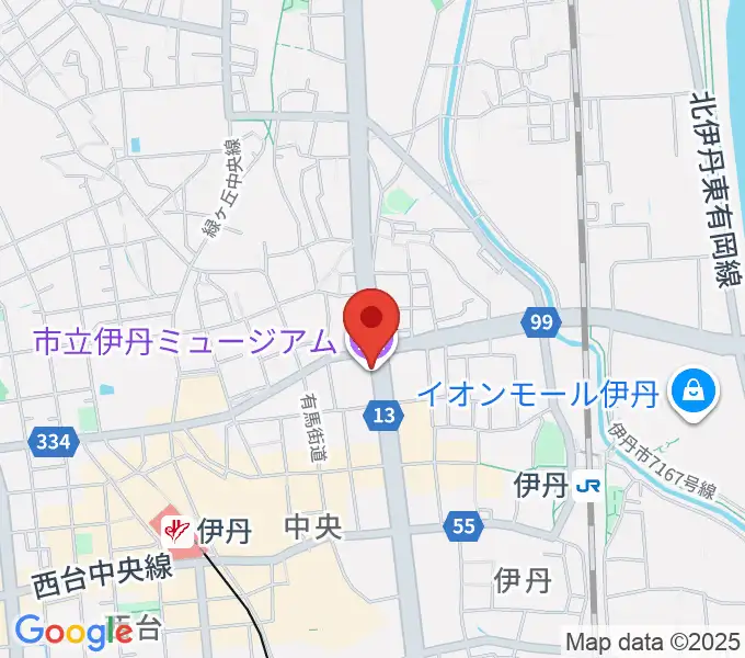 市立伊丹ミュージアムの地図