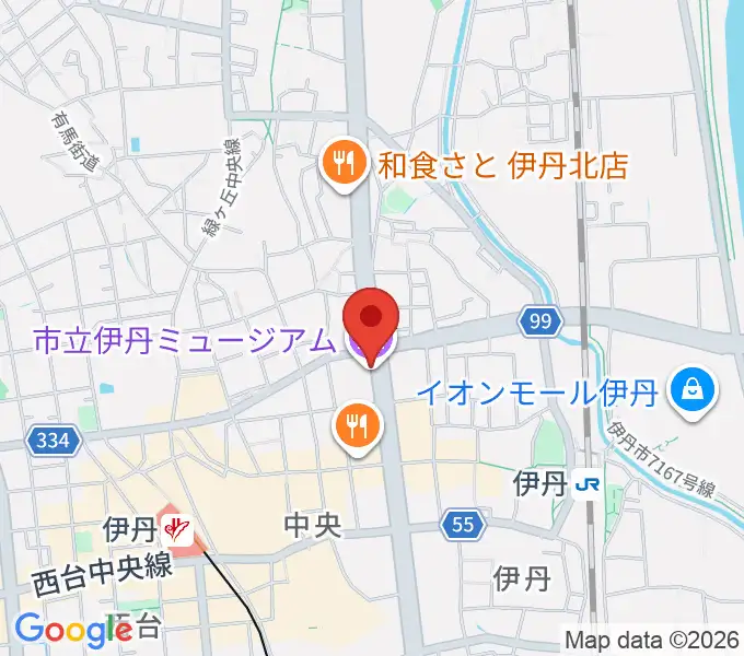 市立伊丹ミュージアムの地図