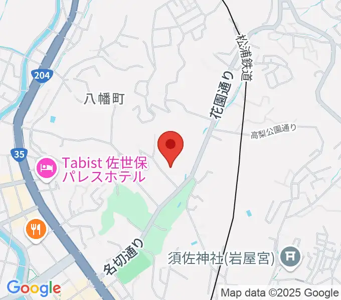 長崎県立武道館の地図