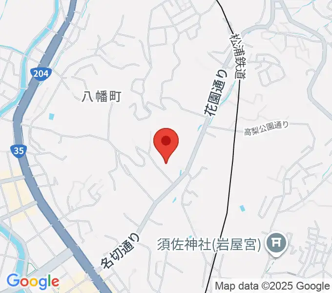 長崎県立武道館の地図