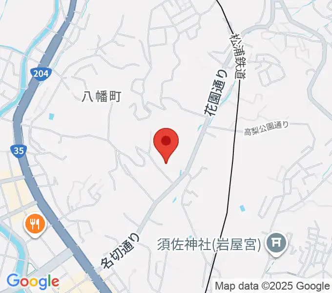 長崎県立武道館の地図