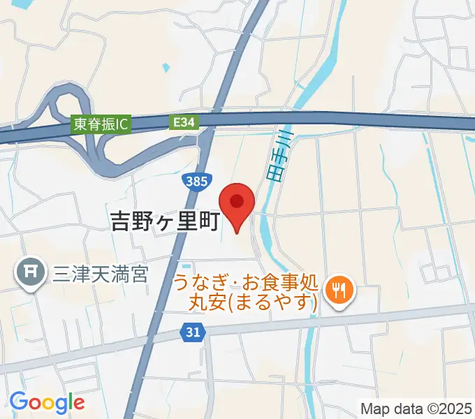 吉野ヶ里町文化体育館の地図