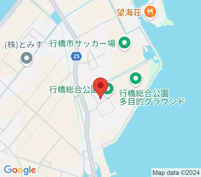 行橋市民体育館の地図