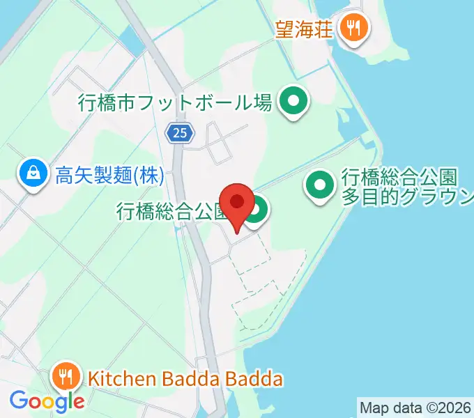 行橋市民体育館の地図
