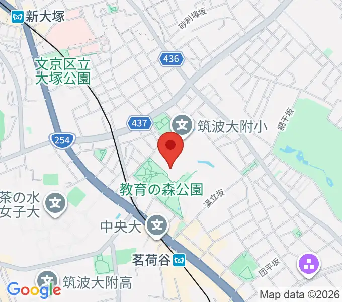 文京スポーツセンターの地図