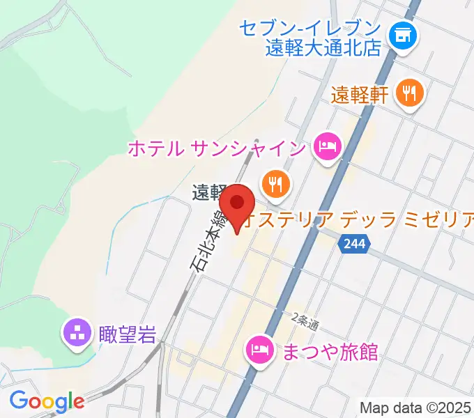 遠軽町芸術文化交流プラザ メトロプラザの地図
