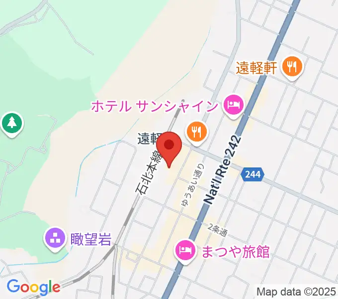遠軽町芸術文化交流プラザ メトロプラザの地図
