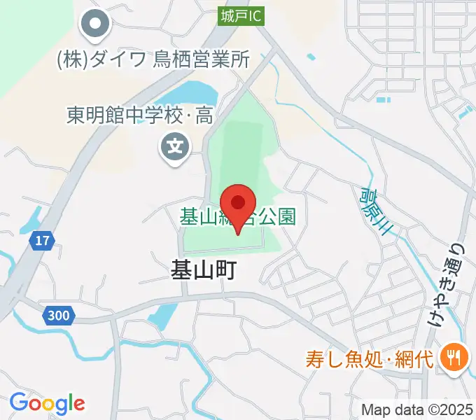 基山町総合体育館の地図