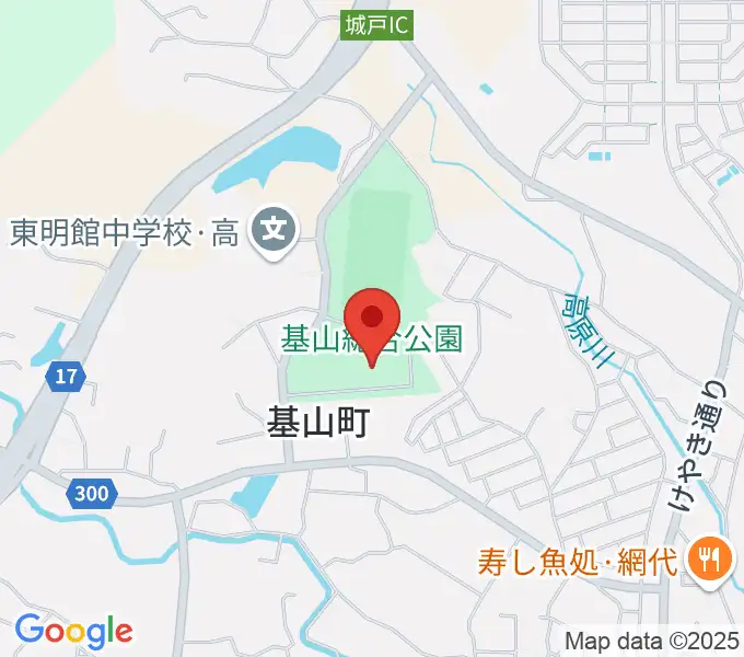 基山町総合体育館の地図