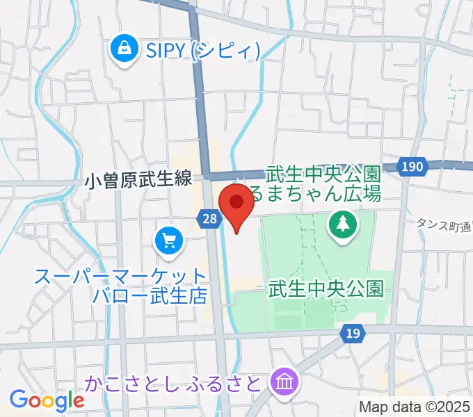 越前市アイシンスポーツアリーナの地図