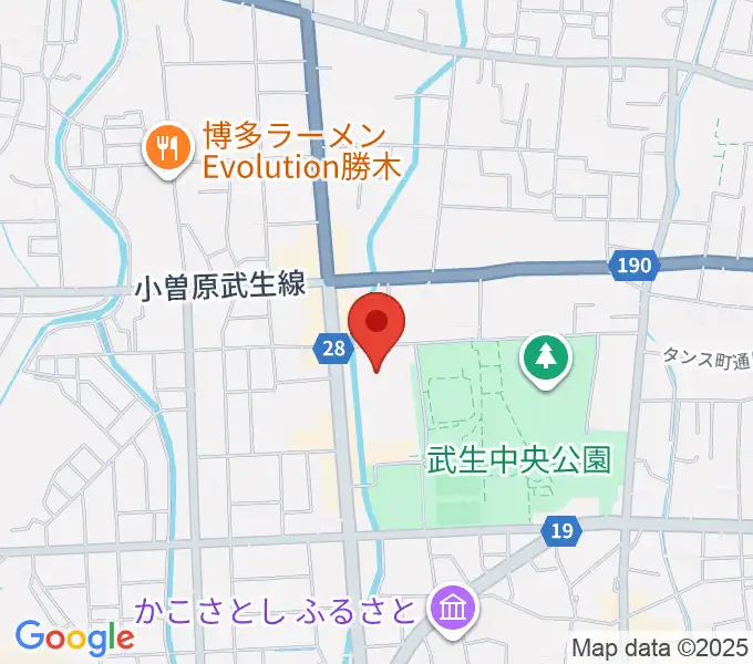 越前市アイシンスポーツアリーナの地図