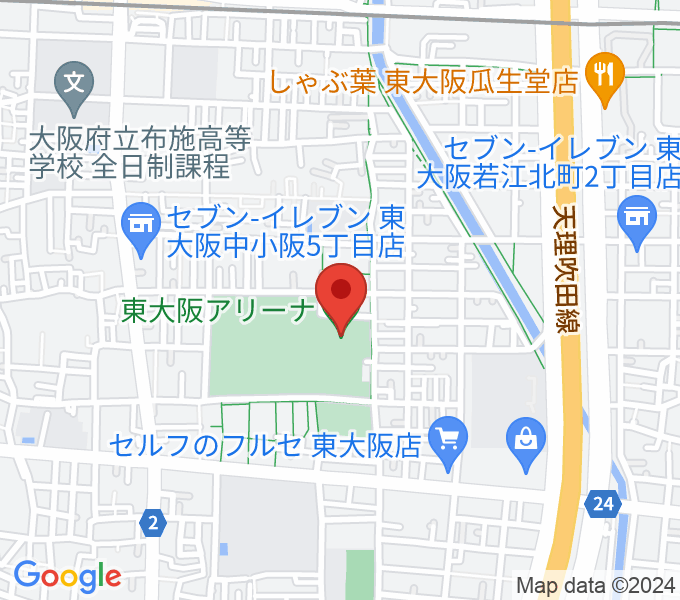 東大阪アリーナの場所