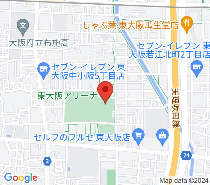 東大阪アリーナの場所