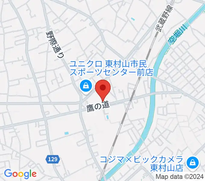 TAC東村山スポーツセンターの地図