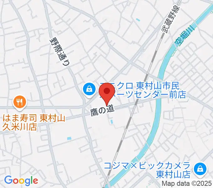 TAC東村山スポーツセンターの地図