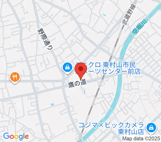 TAC東村山スポーツセンターの地図