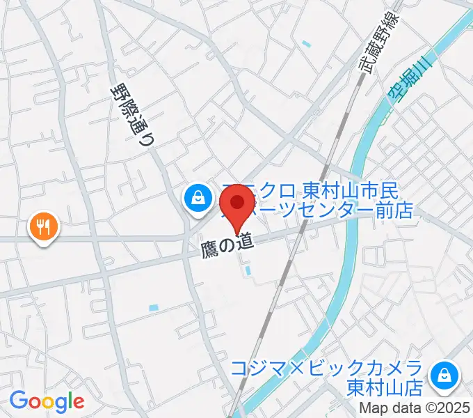 TAC東村山スポーツセンターの地図