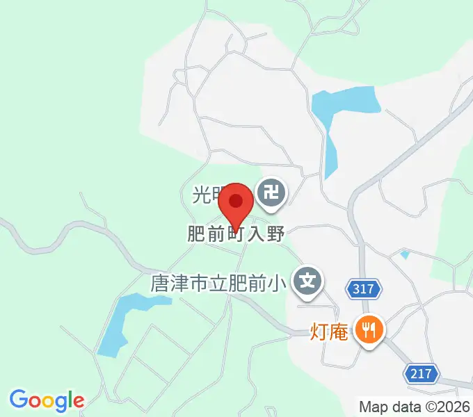唐津市肥前文化会館ハーモニーの地図