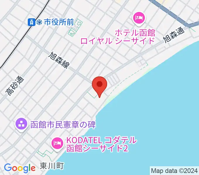 サン・リフレ函館の地図