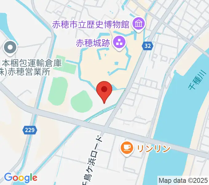 品川リフラ赤穂市民総合体育館の地図