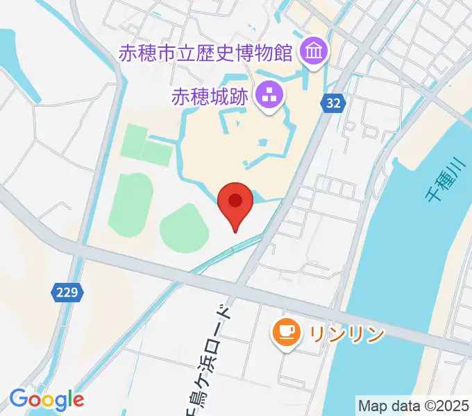 品川リフラ赤穂市民総合体育館の地図