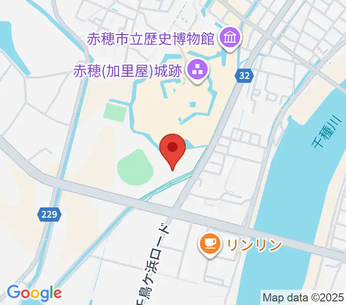 品川リフラ赤穂市民総合体育館の地図
