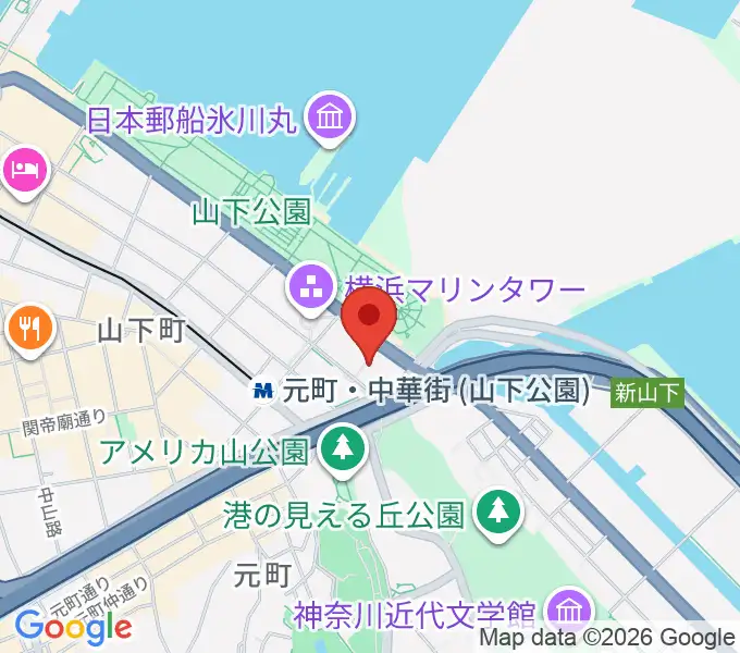 横浜人形の家の地図