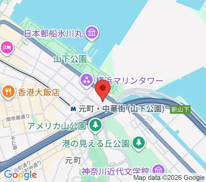 横浜人形の家の地図