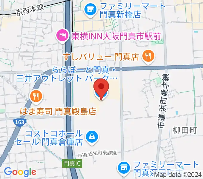 TOHOシネマズ ららぽーと門真の地図