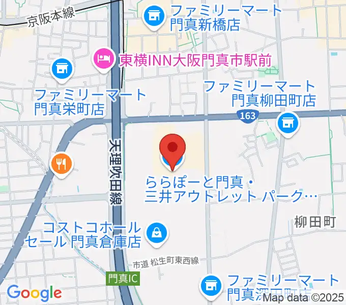 TOHOシネマズ ららぽーと門真の地図