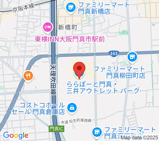 TOHOシネマズ ららぽーと門真の地図