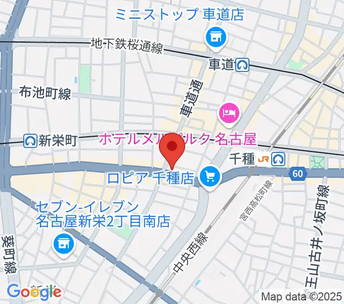 メニコンシアターAoiの地図