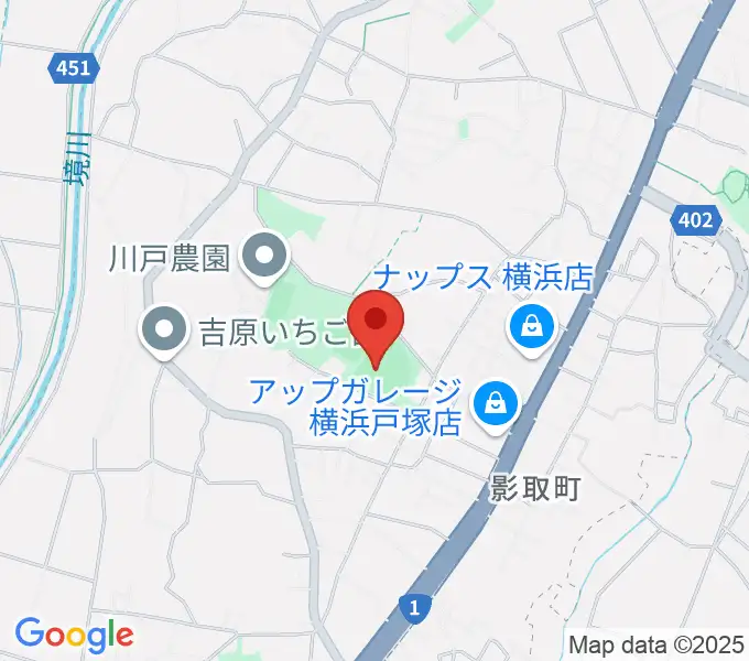 東俣野中央公園運動広場の地図