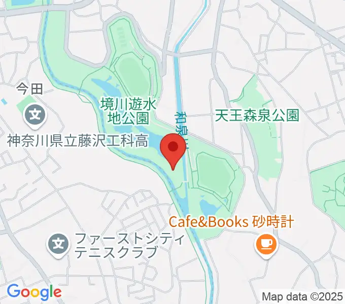 境川遊水地公園野球場の地図