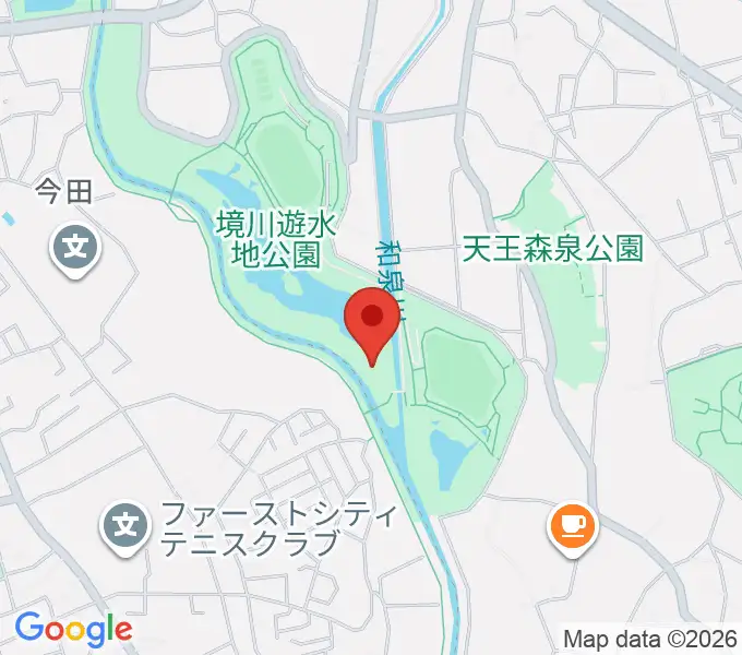 境川遊水地公園野球場の地図