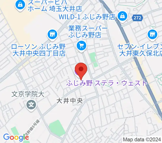 ふじみ野ステラ・ウェストの地図