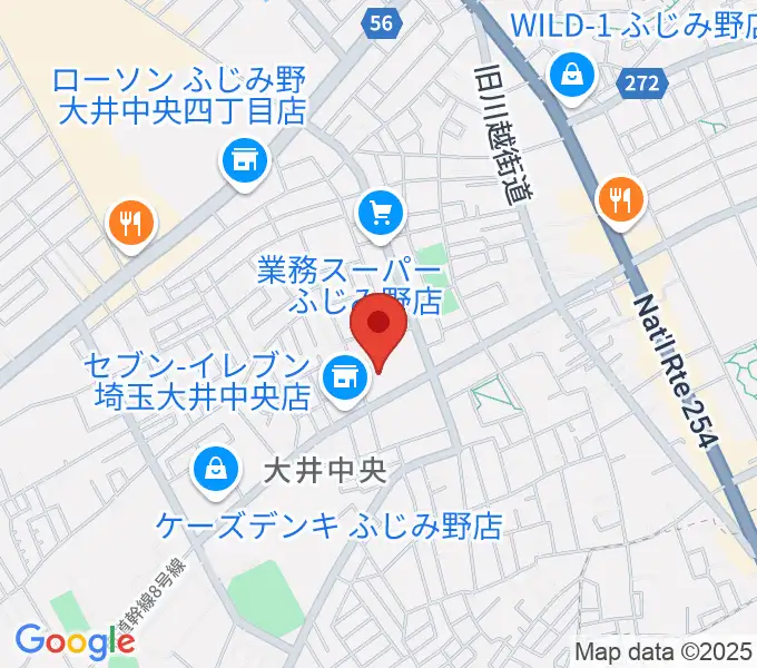 ふじみ野ステラ・ウェストの地図