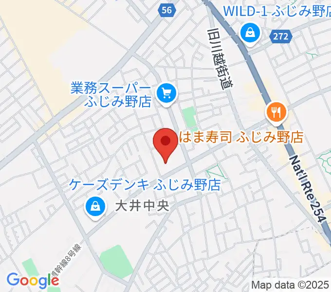 ふじみ野ステラ・ウェストの地図