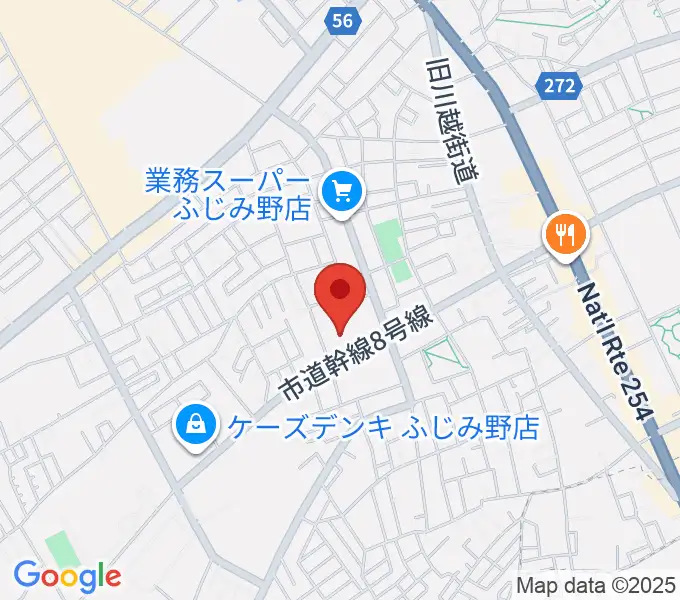 ふじみ野ステラ・ウェストの地図