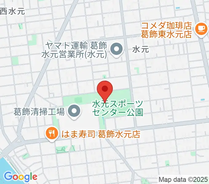 水元総合スポーツセンターの地図