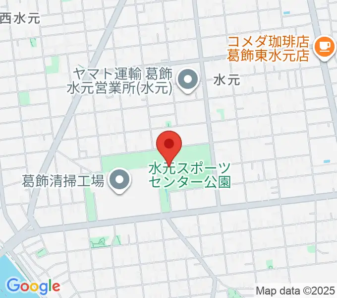 水元総合スポーツセンターの地図