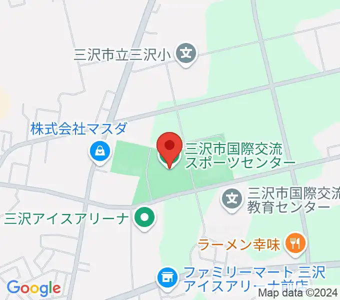 三沢市国際交流スポーツセンターの地図