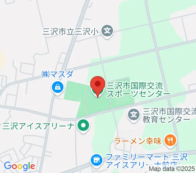 三沢市国際交流スポーツセンターの地図