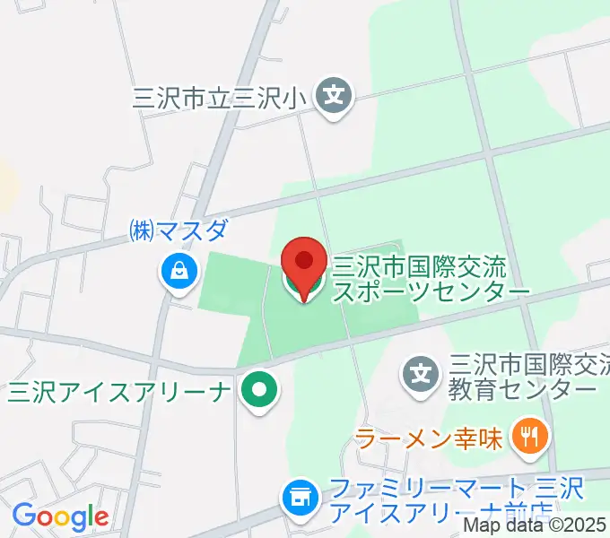 三沢市国際交流スポーツセンターの地図
