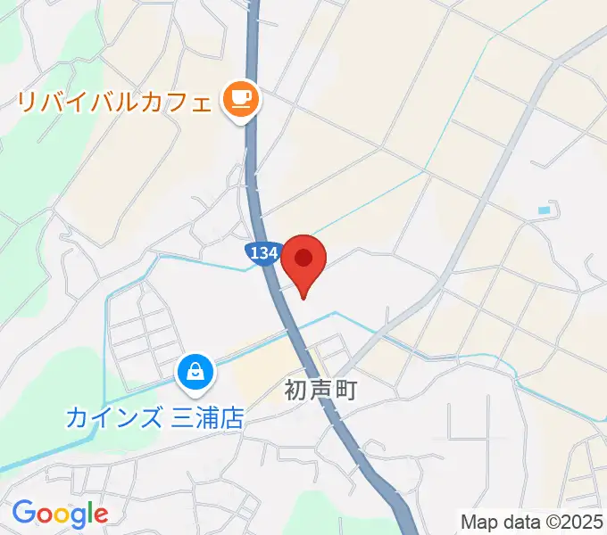 三浦市総合体育館 潮風アリーナの地図