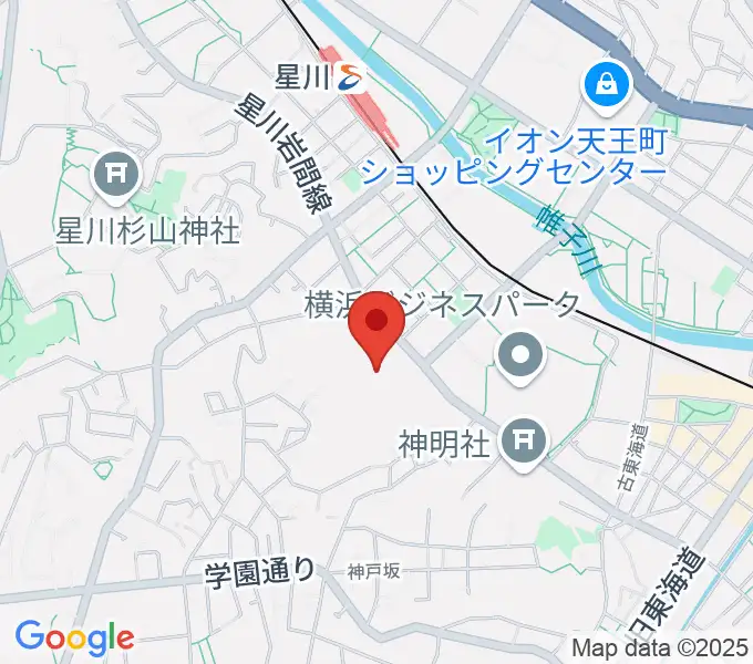 横浜市保土ケ谷スポーツセンターの地図