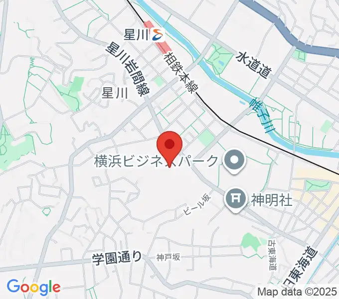 横浜市保土ケ谷スポーツセンターの地図