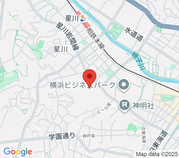 横浜市保土ケ谷スポーツセンターの地図