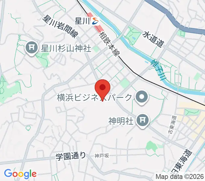 横浜市保土ケ谷スポーツセンターの地図
